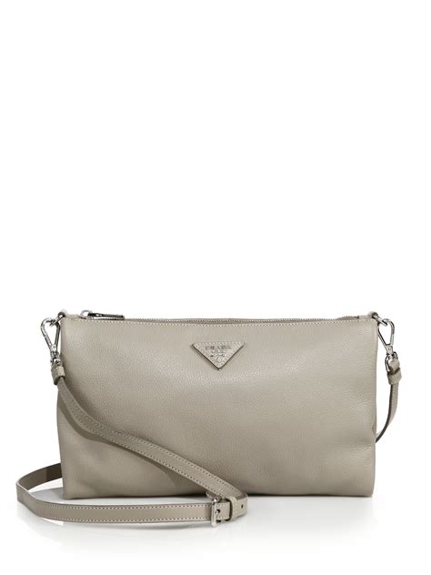 1994 prada crossbody bag grey sling|Prada crossbody bags on sale.